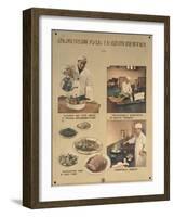 Wash Vegetables and Cook Food Thoroughly-null-Framed Art Print