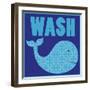 Wash Whale-Lauren Gibbons-Framed Art Print