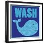 Wash Whale-Lauren Gibbons-Framed Art Print