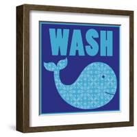 Wash Whale-Lauren Gibbons-Framed Art Print