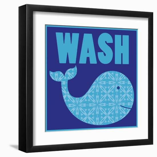 Wash Whale-Lauren Gibbons-Framed Art Print