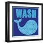 Wash Whale-Lauren Gibbons-Framed Art Print