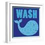 Wash Whale-Lauren Gibbons-Framed Art Print