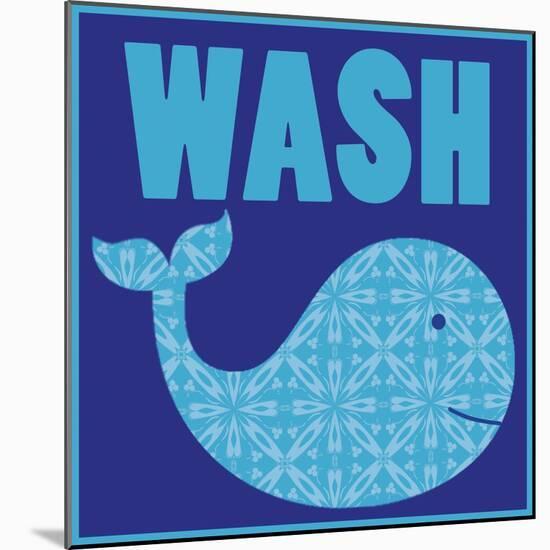 Wash Whale-Lauren Gibbons-Mounted Premium Giclee Print