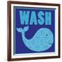 Wash Whale-Lauren Gibbons-Framed Art Print