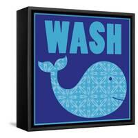 Wash Whale-Lauren Gibbons-Framed Stretched Canvas