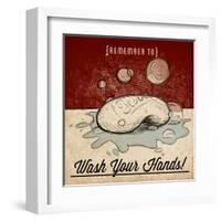 Wash Your Hands-null-Framed Art Print