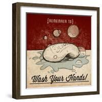 Wash Your Hands-null-Framed Art Print