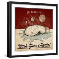 Wash Your Hands-null-Framed Art Print