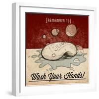 Wash Your Hands-null-Framed Art Print