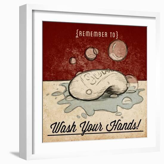 Wash Your Hands-null-Framed Art Print