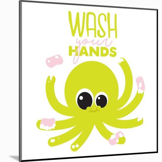 Wash Your Hands-Jace Grey-Mounted Art Print