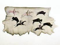American Plains Indians on a Buffalo Hunt, 1898-Washakie-Mounted Giclee Print