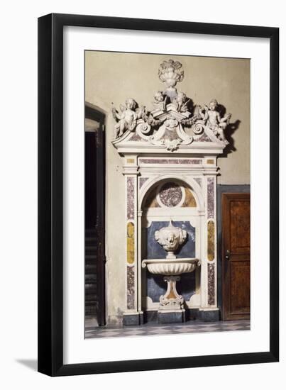 Washbasin in Sacristy, Church of Santa Maria Novella, Florence, Italy-Giovanni Della Robbia-Framed Giclee Print