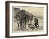Washed Ashore, a Scene on the French Coast-Charles Stanley Reinhart-Framed Giclee Print