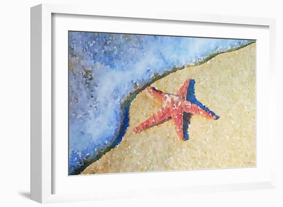 Washed on Shore-Denise Brown-Framed Art Print