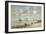 Washerwoman Near Trouville, c.1872-6-Eugene Louis Boudin-Framed Giclee Print