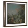 Washerwomen, 1768-Francois Boucher-Framed Giclee Print