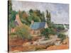 Washerwomen at Pont Aven-Paul Gauguin-Stretched Canvas