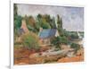 Washerwomen at Pont Aven-Paul Gauguin-Framed Art Print