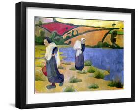 Washerwomen at the Laita River, Near Pouldu, 1892-Paul Serusier-Framed Giclee Print