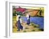 Washerwomen at the Laita River, Near Pouldu, 1892-Paul Serusier-Framed Giclee Print