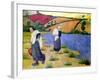 Washerwomen at the Laita River, Near Pouldu, 1892-Paul Serusier-Framed Giclee Print