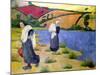 Washerwomen at the Laita River, Near Pouldu, 1892-Paul Serusier-Mounted Giclee Print