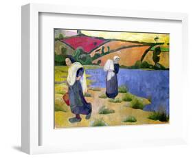 Washerwomen at the Laita River, Near Pouldu, 1892-Paul Serusier-Framed Giclee Print