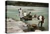 Washerwomen, Charges River, Panama, Early 20th Century-null-Stretched Canvas