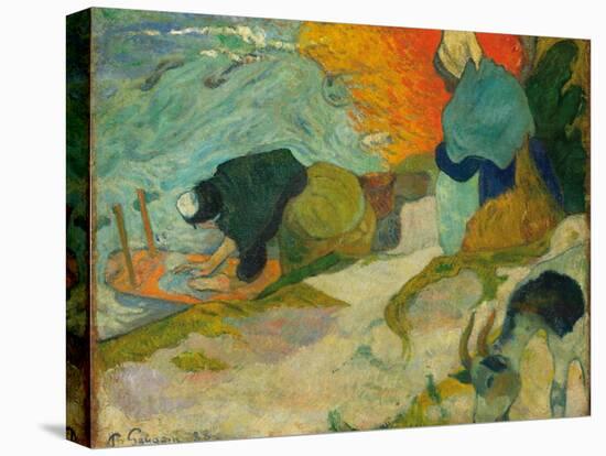 Washerwomen in Arles (Laveuses À Arle), 1888-Paul Gauguin-Stretched Canvas
