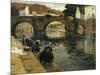 Washerwomen in the Morning at Quimperle, 1902-Fritz Thaulow-Mounted Giclee Print