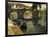 Washerwomen in the Morning at Quimperle, 1902-Fritz Thaulow-Framed Giclee Print