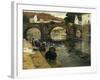 Washerwomen in the Morning at Quimperle, 1902-Fritz Thaulow-Framed Giclee Print