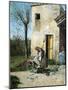 Washerwomen Near Florence, 1862-Silvestro Lega-Mounted Giclee Print