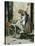 Washerwomen Near Florence, 1862-Silvestro Lega-Stretched Canvas
