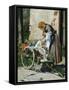 Washerwomen Near Florence, 1862-Silvestro Lega-Framed Stretched Canvas