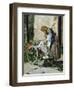 Washerwomen Near Florence, 1862-Silvestro Lega-Framed Giclee Print