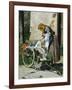 Washerwomen Near Florence, 1862-Silvestro Lega-Framed Giclee Print