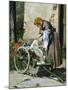 Washerwomen Near Florence, 1862-Silvestro Lega-Mounted Giclee Print