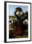 Washerwomen of Fouesnant-William Adolphe Bouguereau-Framed Art Print