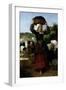 Washerwomen of Fouesnant-William Adolphe Bouguereau-Framed Art Print