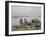 Washerwomen on Banks of Touques River Near Trouville-Eugène Boudin-Framed Giclee Print