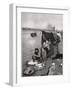 Washerwomen on the Banks of the Tigris, Baghdad, Iraq, 1925-A Kerim-Framed Giclee Print