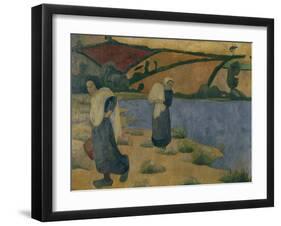 Washerwomen on the Laita, c.1892-Paul Serusier-Framed Giclee Print