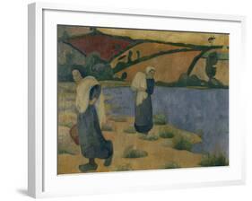 Washerwomen on the Laita, c.1892-Paul Serusier-Framed Giclee Print