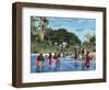 Washerwomen on the River Chagres. Matach’N. Panama Canal-null-Framed Giclee Print