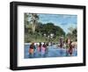 Washerwomen on the River Chagres. Matach’N. Panama Canal-null-Framed Giclee Print