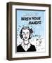 Washhands-Retroplanet-Framed Giclee Print