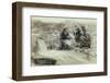 Washing and panning gold, Rockerville, 1889-John C. H. Grabill-Framed Photographic Print